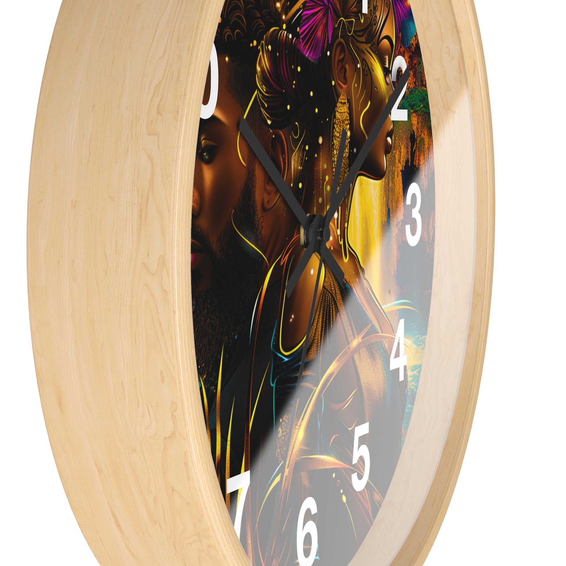 Wall Clock Eclectic Art - D'Sare