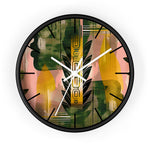 Echoes of Life Eclectic Abstract Art Wall Clock - D'Sare