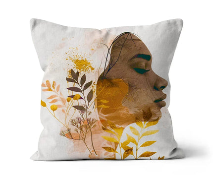 Golden Harmony Silhouette 06 Cushion - D'Sare