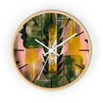 Echoes of Life Eclectic Abstract Art Wall Clock - D'Sare