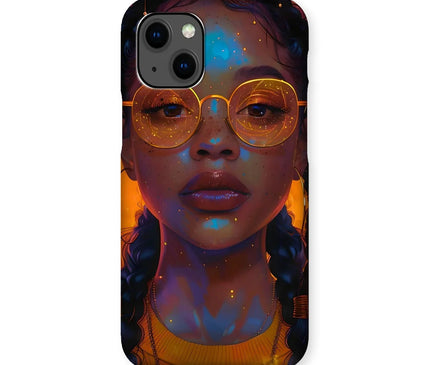 Solar Flare Radiant Soul  Beautiful Black Girl  Snap Phone Case - D'Sare