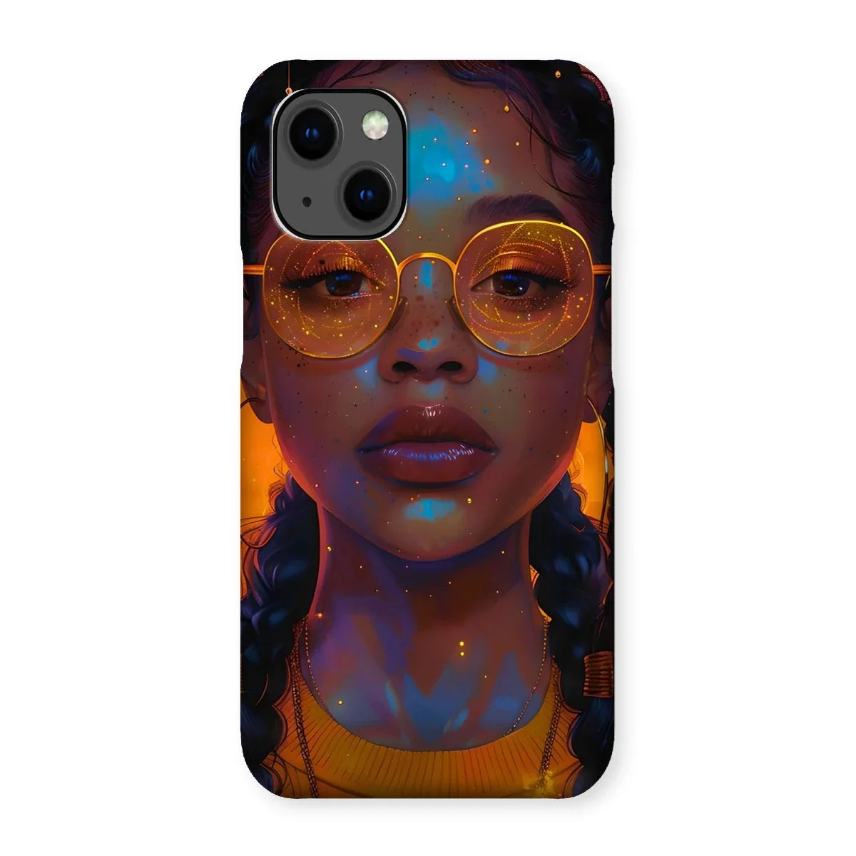 Solar Flare Radiant Soul  Beautiful Black Girl  Snap Phone Case - D'Sare