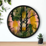 Echoes of Life Eclectic Abstract Art Wall Clock - D'Sare