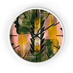 Echoes of Life Eclectic Abstract Art Wall Clock - D'Sare