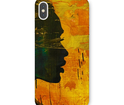 Golden Afrocentric Silhouette Snap Phone Case - D'Sare