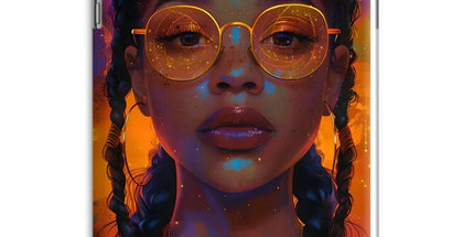 Solar Flare Radiant Soul Beautiful Black Girl Tablet Cases by Prodigi