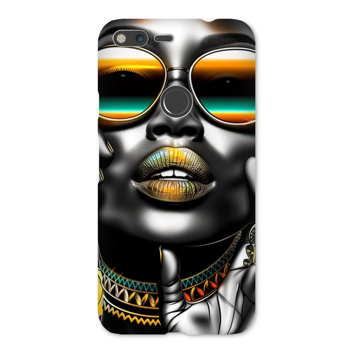 Vibrant Flow Girl Snap Phone Case - D'Sare