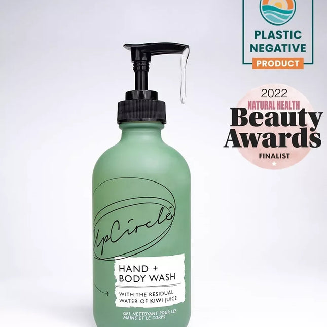 100% Kiwi Water and Limev Natural Vegan Soap - Hand + Body Wash UpCircle Beauty - D'Sare