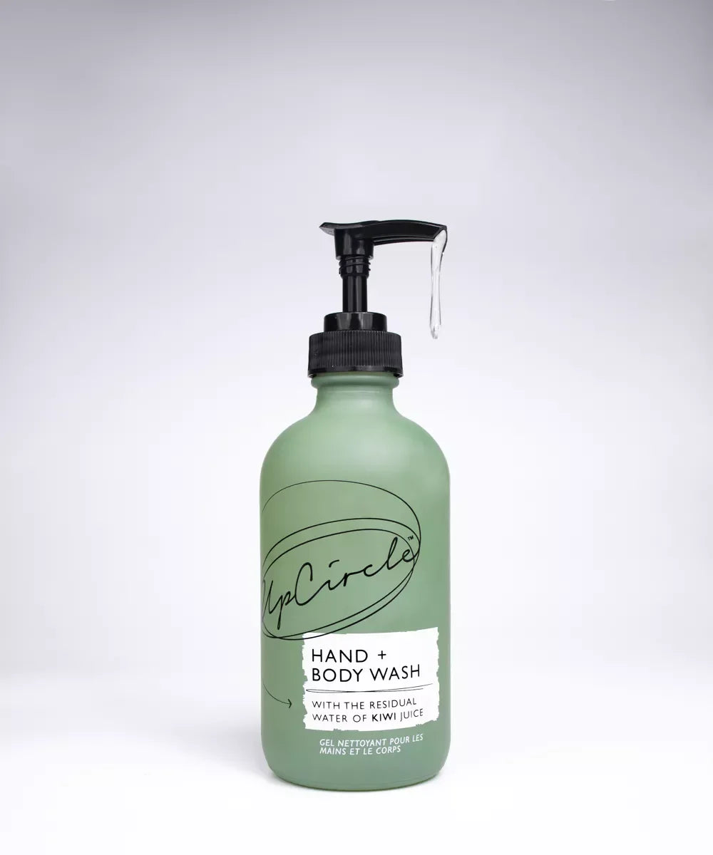 100% Kiwi Water and Limev Natural Vegan Soap - Hand + Body Wash UpCircle Beauty by D'Sare