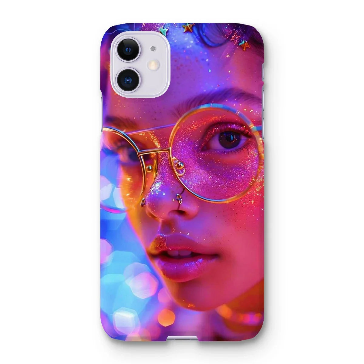 Woman Cosmic Radiance Dreamy Stardust  Snap Phone Case - D'Sare