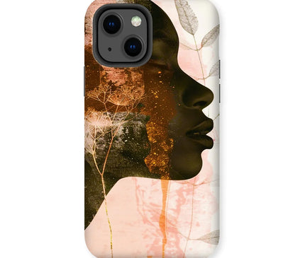 Golden Silence Serene Echoes 06 Tough Eclectic Art Phone Case - D'Sare