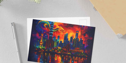 Year of the Dragon 2024 Fine Art Postcards — Celebration Classics
