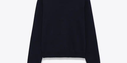 Color blocking stitching long sleeved knitted fabric