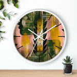 Echoes of Life Eclectic Abstract Art Wall Clock - D'Sare