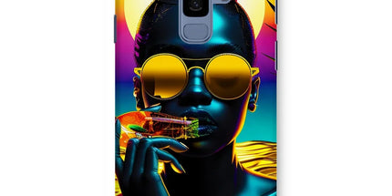 Tropical Sunset Dreams : Neon Vibes Snap Phone Case by Prodigi