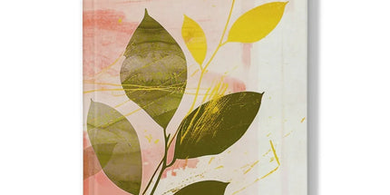 Peach Golden Leafy Escape 06 Eclectic Art Hardback Journal by Prodigi