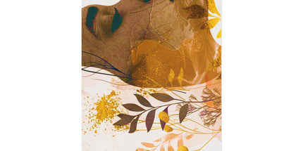 Golden Harmony Silhouette Postcards — Fine Art Classic Postcard Set