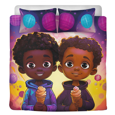 MelanatedMe Best Friend Adventure3 Pcs Beddings - D'Sare 