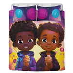 MelanatedMe Best Friend Adventure3 Pcs Beddings - D'Sare 