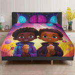 MelanatedMe Best Friend Adventure3 Pcs Beddings - D'Sare 