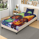 MelanatedMe Twin Snow Dream Girl and Boy 3 Pcs Beddings - D'Sare 