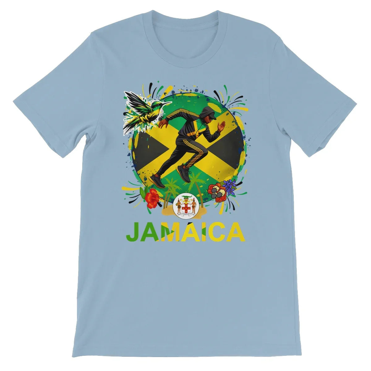 Jamaica Love Graffiti  Unisex Short Sleeve T-Shirt - D'Sare