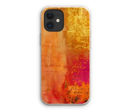 Warm Amber Seranade Eco Phone Case Eclectic Art - D'Sare