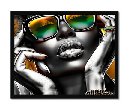 Self Peace Budget Framed Poster - D'Sare