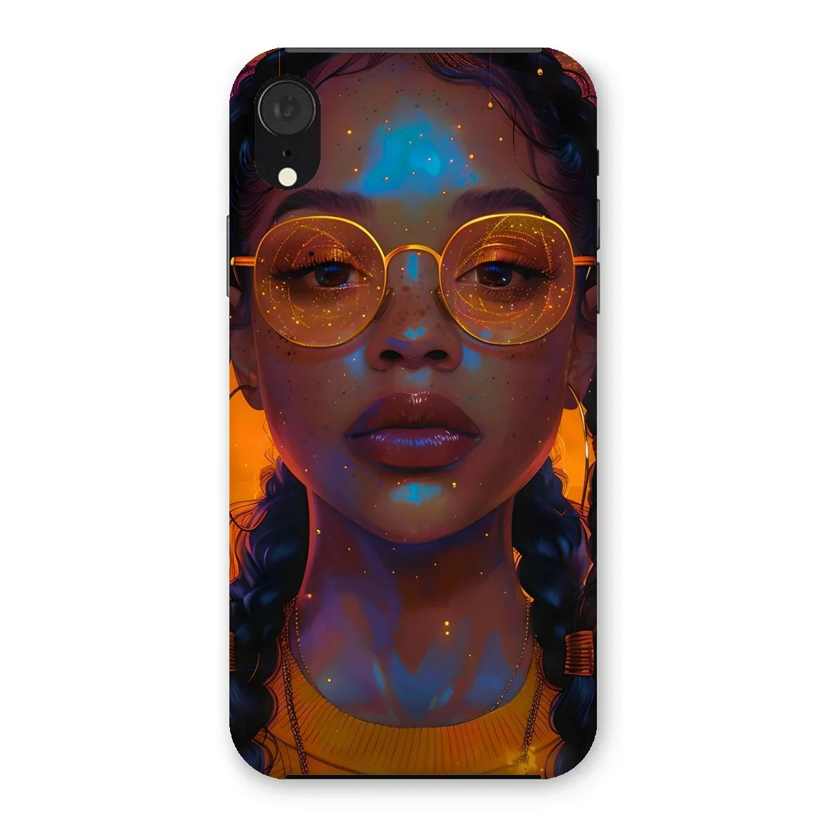Solar Flare Radiant Soul  Beautiful Black Girl  Snap Phone Case - D'Sare