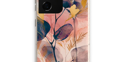 Peachy Golden Flora Escape Eco Phone Case by Prodigi