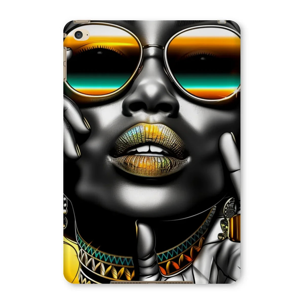 Vibrant Flow Girl Tablet Cases - D'Sare