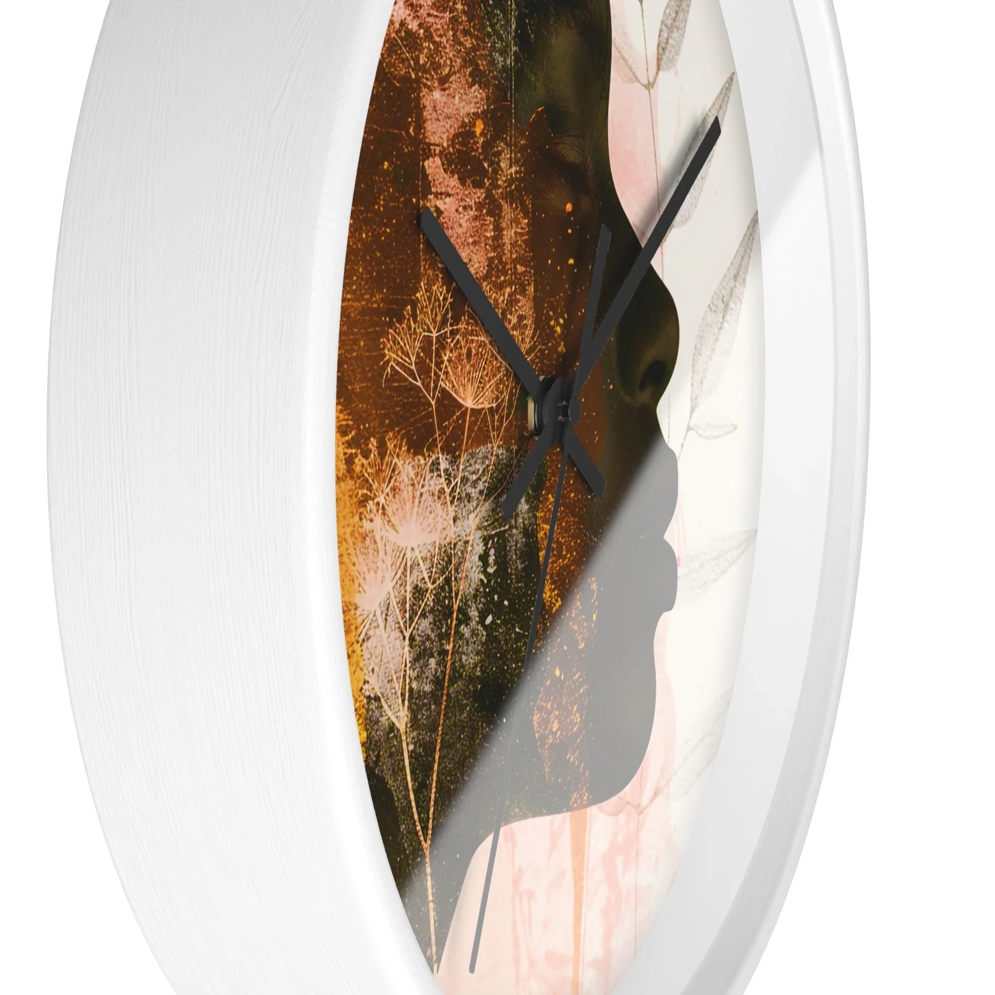 Golden Silence Serene Echoes Wall Clock - D'Sare