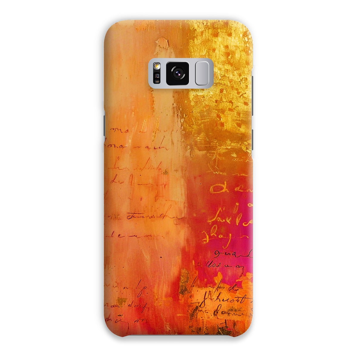 Warm Amber Seranade Snap Phone Case Eclectic Art - D'Sare