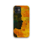 Golden Afrocentric Silhouette Eco Phone Case - D'Sare