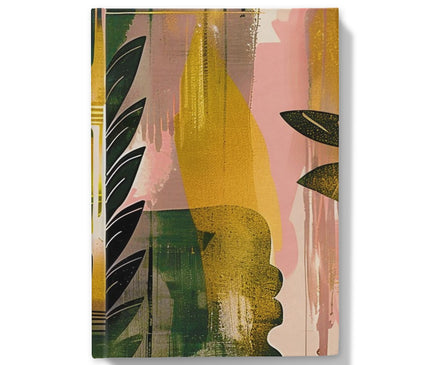 Echos of Duality Golden Pink Reflection Hardback Journal