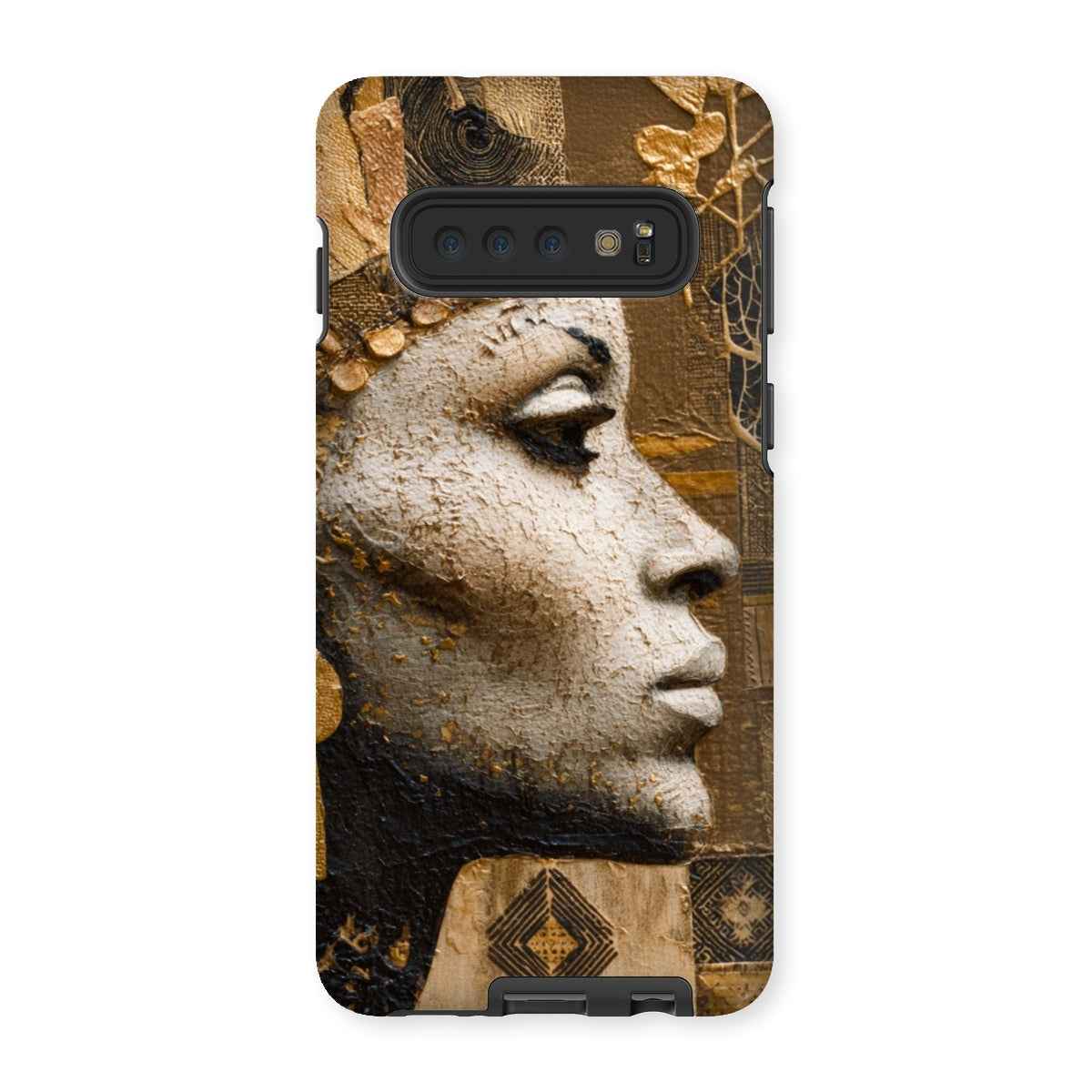 Afrocentric Golden Empress Dual Layer Tough Phone Case