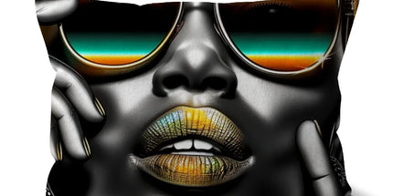 Vibrant Flow Girl Cushion by Prodigi