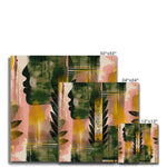 Echos of Duality Golden Pink Reflection Canvas