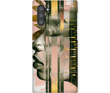 Peach and Gold Abstract Snap Phone Case