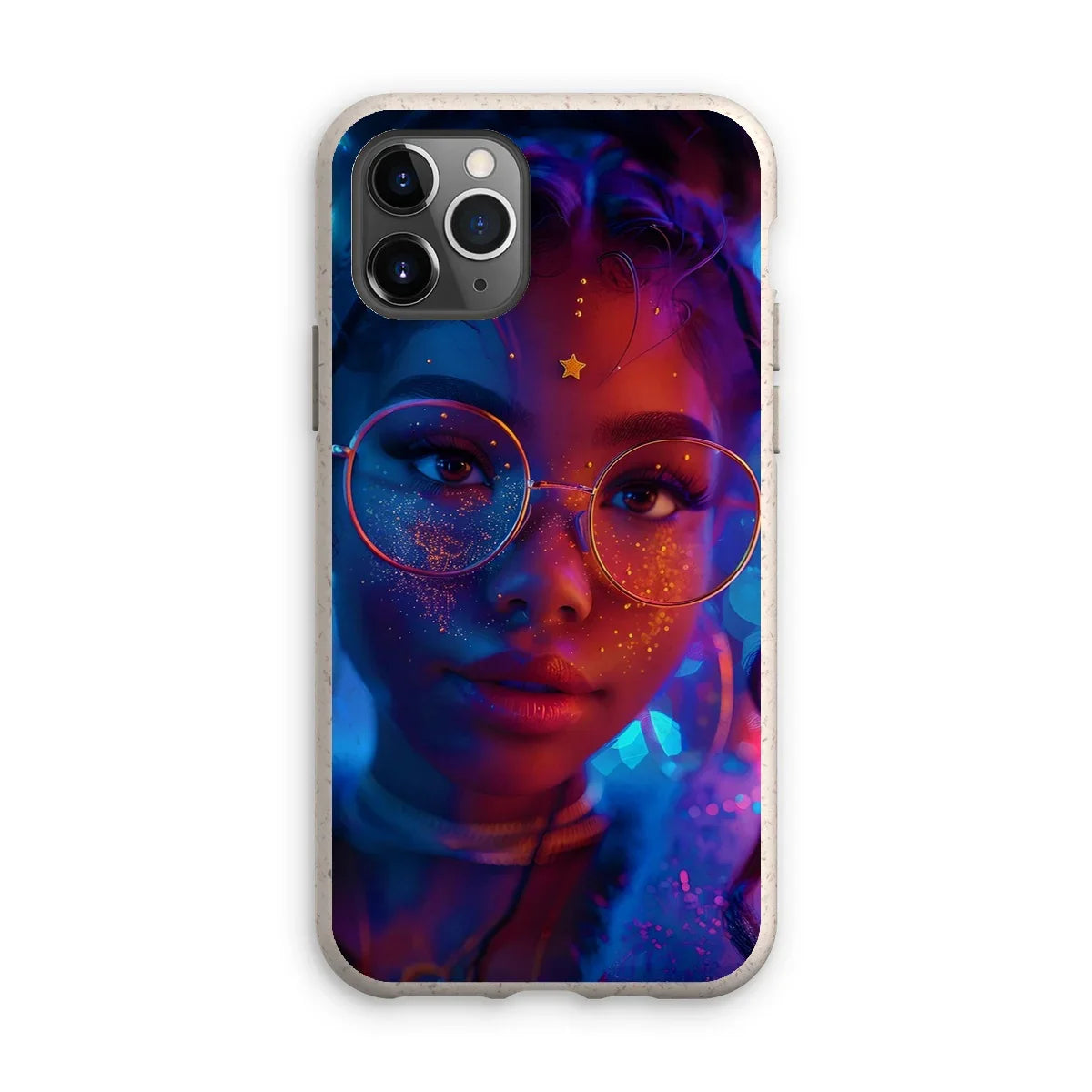 Black Girl Magic Stardust Cosmic Vibe| Black Woman Magic  Eco Phone Case - D'Sare