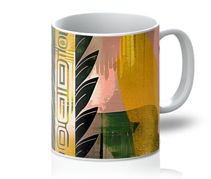 Echos of Duality Golden Pink Reflection Mug