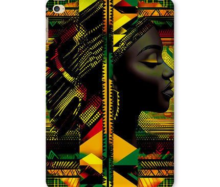 Red and Green Black Queen Fusion Tablet Cases