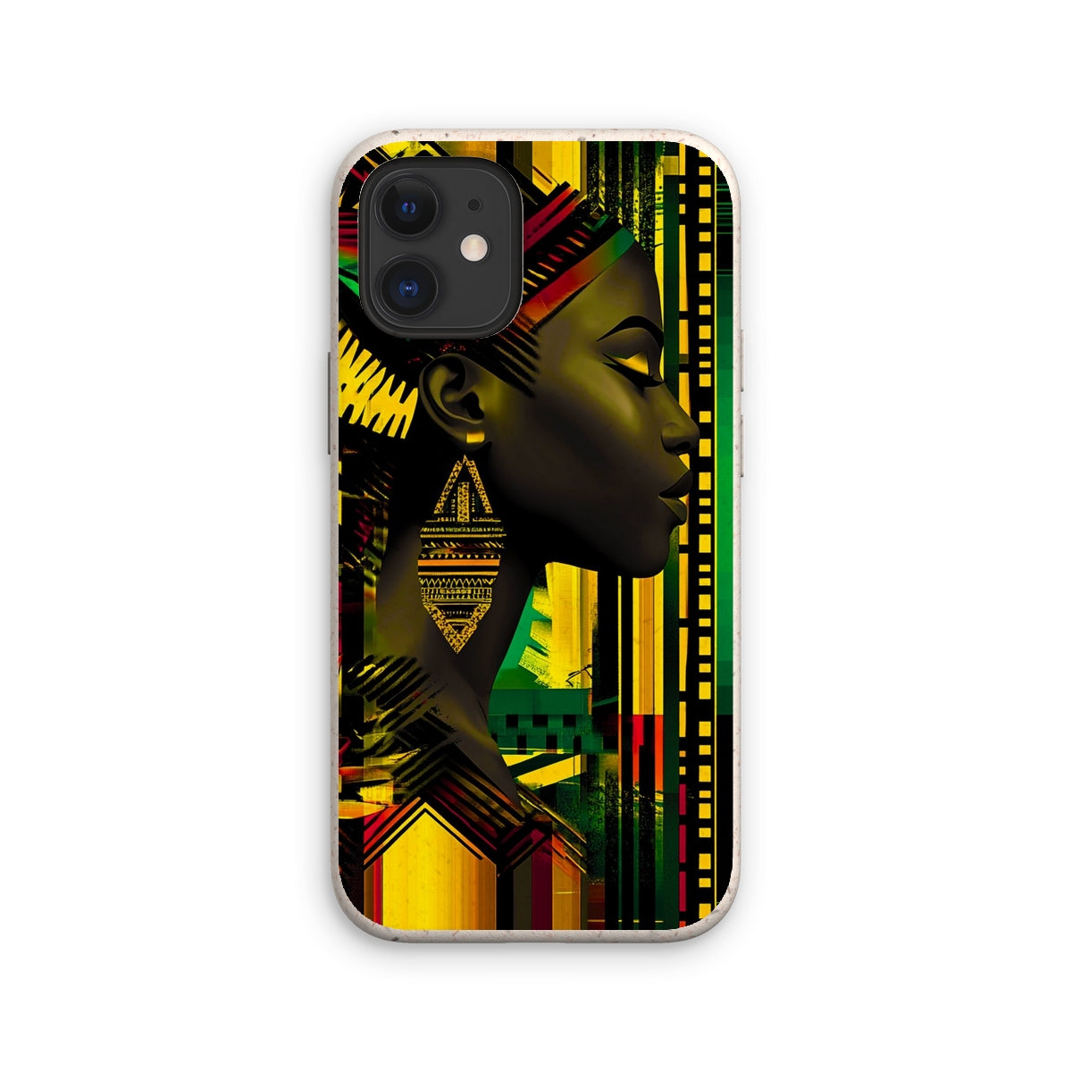 African Print Empress  Eco Phone Case - D'Sare