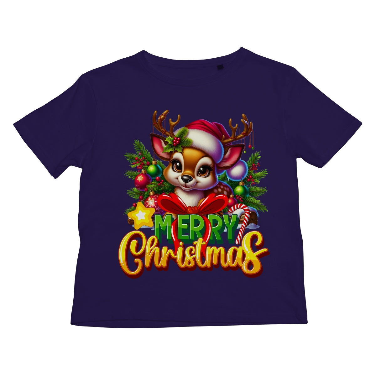 Reindeer Merry Christmas  Kids T-Shirt