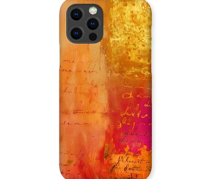 Warm Amber Seranade Snap Phone Case Eclectic Art - D'Sare