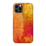 Warm Amber Seranade Snap Phone Case Eclectic Art - D'Sare