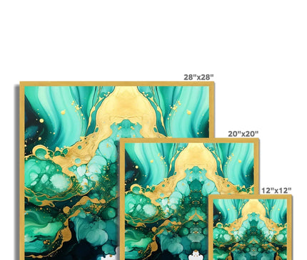 Greengoldale Antique Framed Print - D'Sare