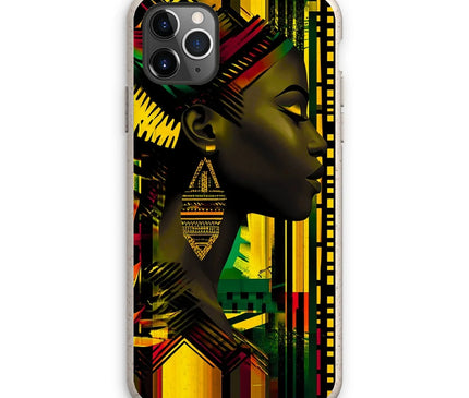 African Print Empress  Eco Phone Case - D'Sare