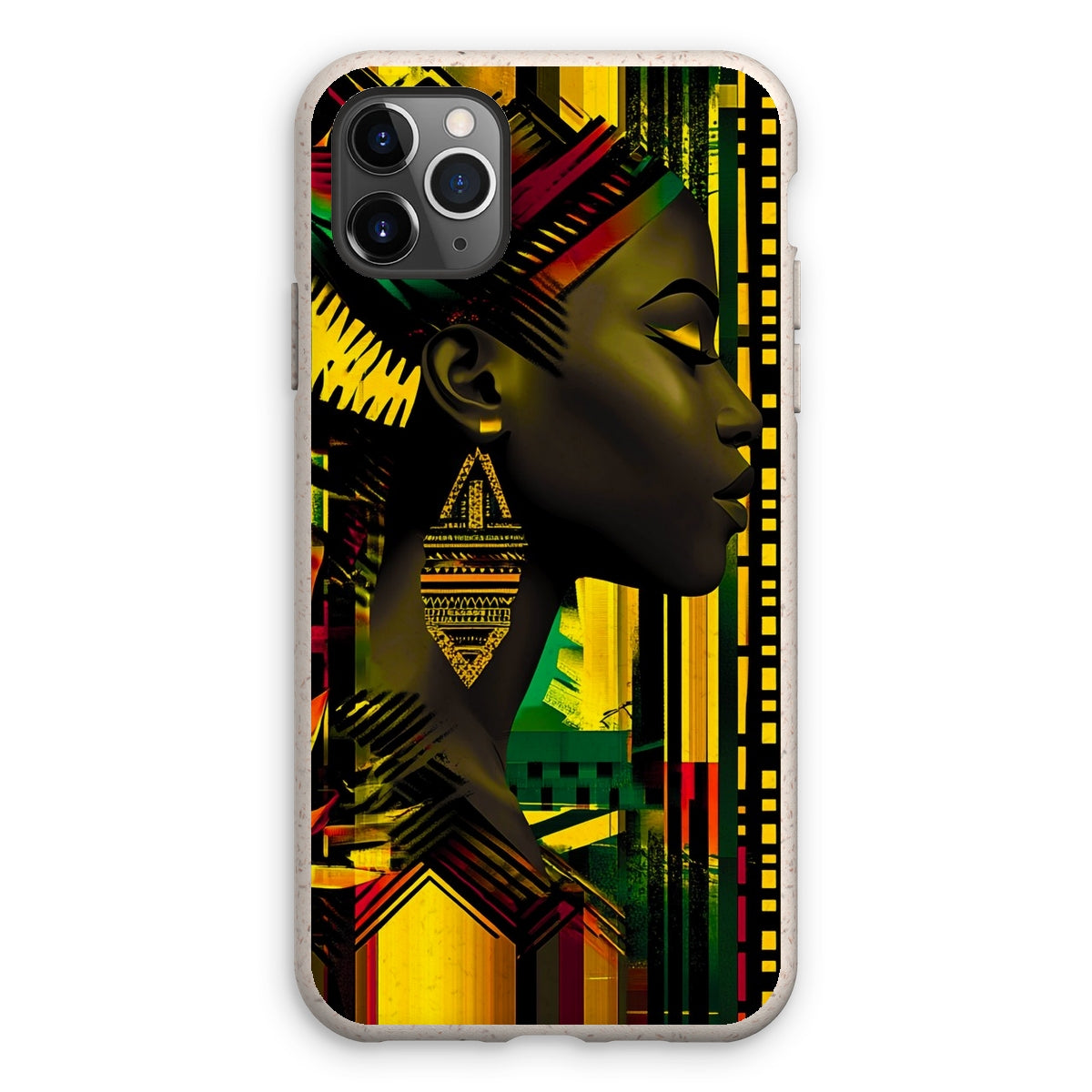 African Print Empress  Eco Phone Case - D'Sare