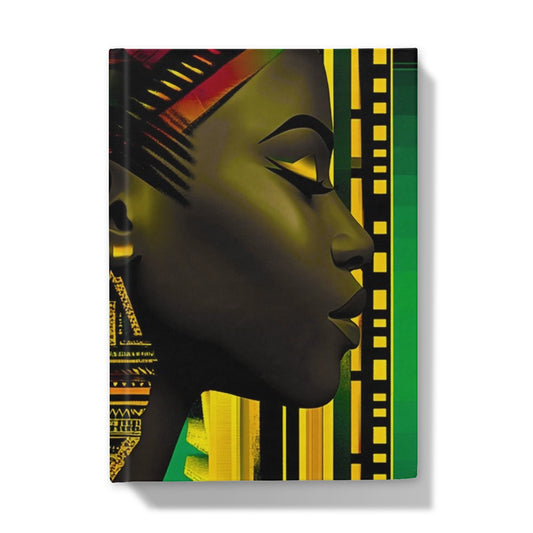 African Print Empress  Hardback Journal - D'Sare